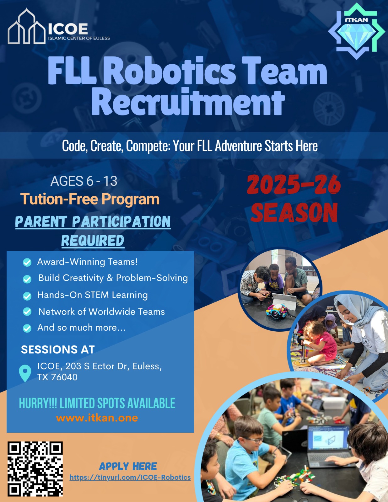 ITKAN ICOE FLL Robotics Program