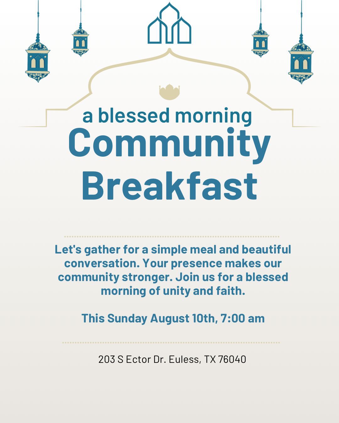 Community Breakfast 